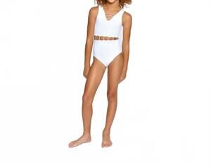 NEW PEIXOTO little jade one-piece in white